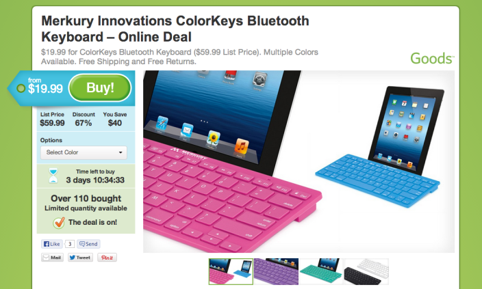 Merkury Innovations-ColorKeys-Bluetooth Keyboard-sale-01