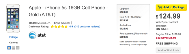 Best-Buy-iPhone-5s-deal
