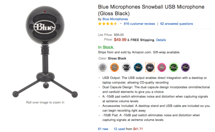 Blue Microphones Snowball USB-sale-04