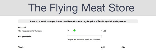 Flying Meat Acor 4 software sale