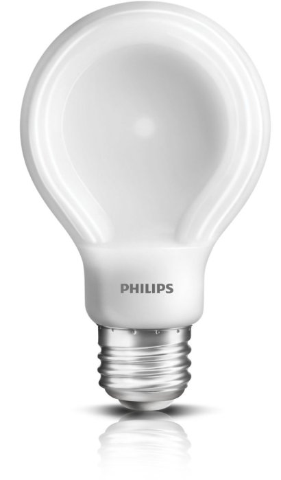 Philips 433227 10.5-watt Slim Style Dimmable A19 LED Light Bulb, Soft White