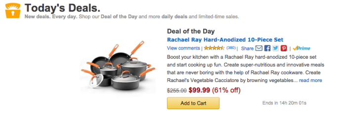 Rachael Ray Hard Anodized II Nonstick Dishwasher Safe 10-Piece Cookware Set (black w:orange handles)-sale-Amazon-02