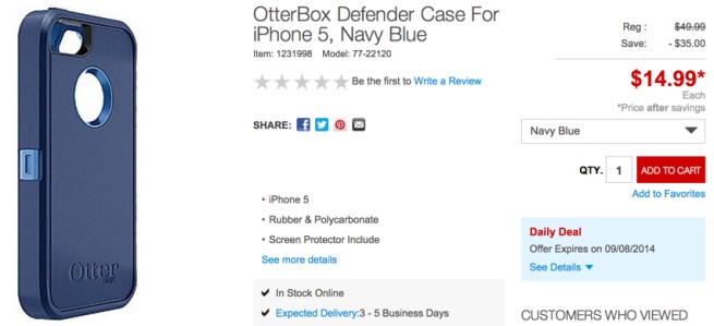 Staples otterbox defender $15