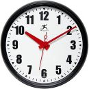 Infinity Instruments 15%22 Impact Commercial Analog Wall Clock, Black