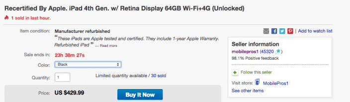 Apple iPad w: Retina display 64GB AT&T LTE-eBay-sale-01