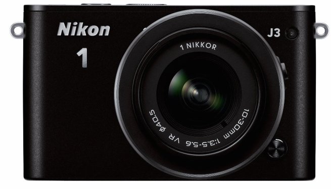 Nikon 1 J3 14.2MP Black Digital Camera with 10-30mm VR Lens