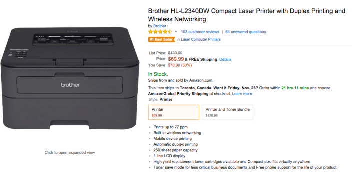 Brother Compact Laser Printer with Duplex Printing and Wireless Networking (HL-L2340DW)-sale-02