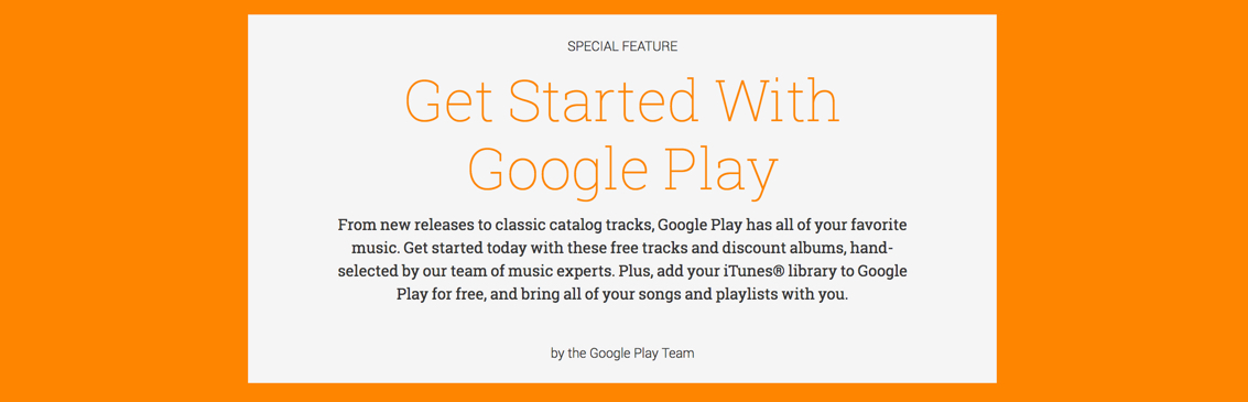 Free music from google play