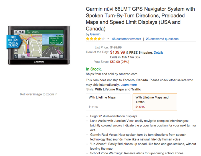 Garmin nüvi 66LMT GPS Navigator System-sale-04