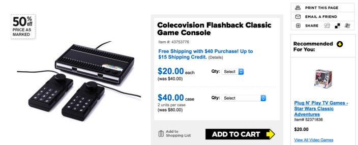 Colecovision flashback game console