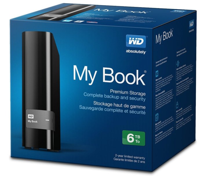 WD My Book 6TB External USB 3.0:2.0 Hard Drive in black (WDBFJK0060HBK-NESN-sale-01