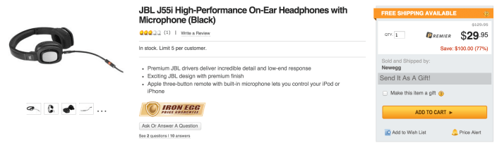 JBL J55i High-Performance On-Ear Headphones with JBL Drivers, Rotatable Ear-Cups and Microphone-sale-04