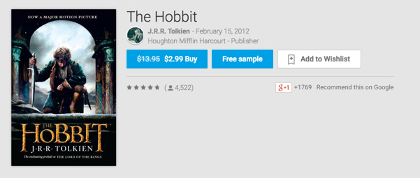 The Hobbit on Google Play