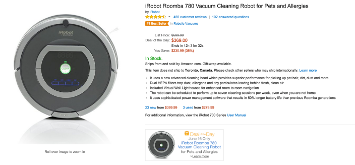 iRobot Roomba 780 Vacuum Cleaning Robot for Pets and Allergies-sale-02