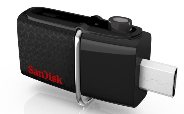 SanDisk - Ultra 32GB Micro USB:USB 3.0 Flash Drive - Black
