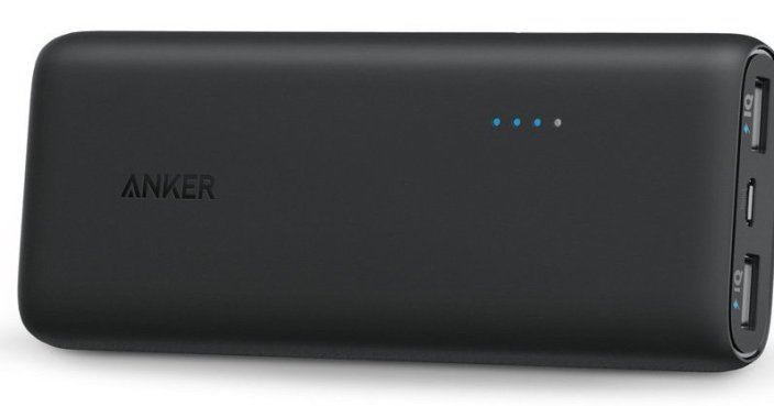 Anker PowerCore 16000 (16000mAh 2-Port 4A Portable Charger External Battery Power Bank