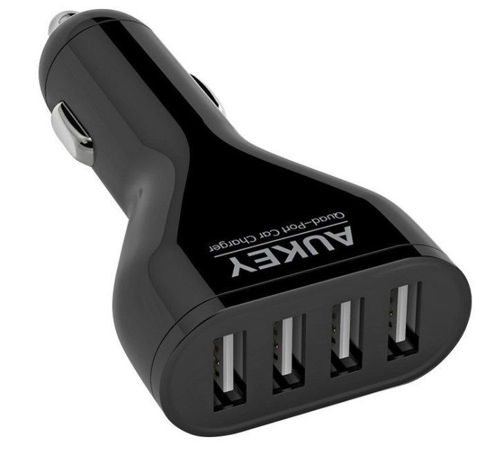 Aukey 9.6A : 48W 4-Port USB Car Charger with AIPower Tech Technology