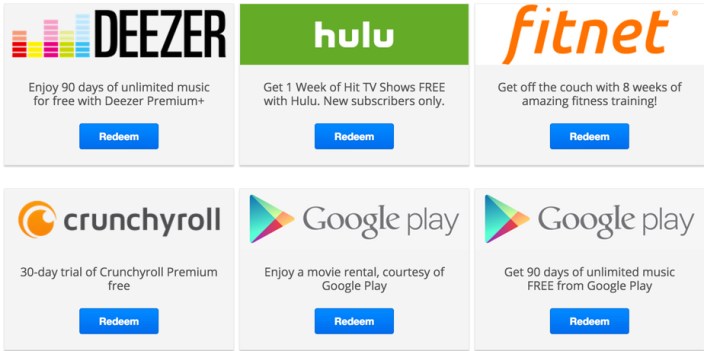 current offers for chromecast users
