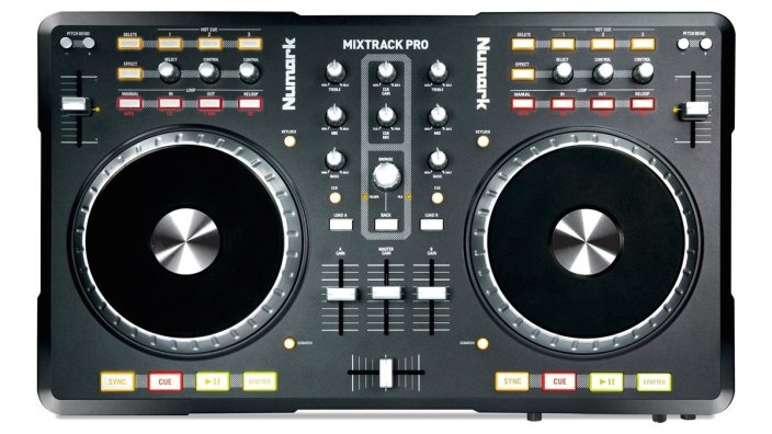 Numark Mixtrack Pro DJ Controller with an integrated audio interface-sale-01
