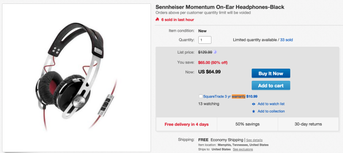 Sennheiser Momentum On-Ear Headphones-sale-02