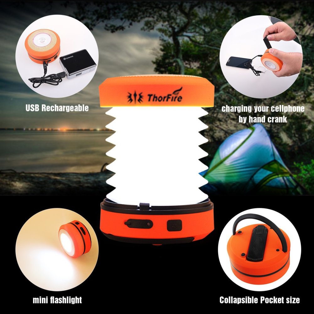 ThorFire Camping LED Lantern with Hand Crank-sale-01