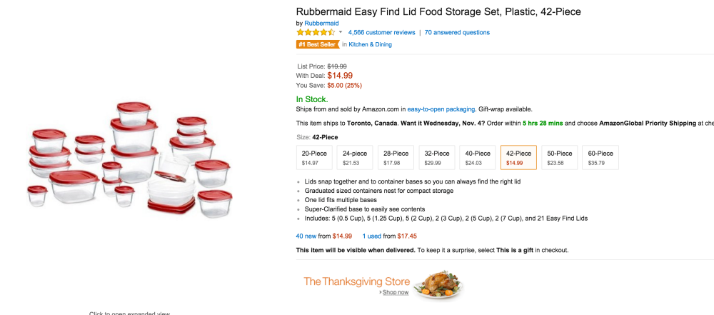 Rubbermaid Plastic 42-Piece Easy Find Lid Food Storage Set-sale-02
