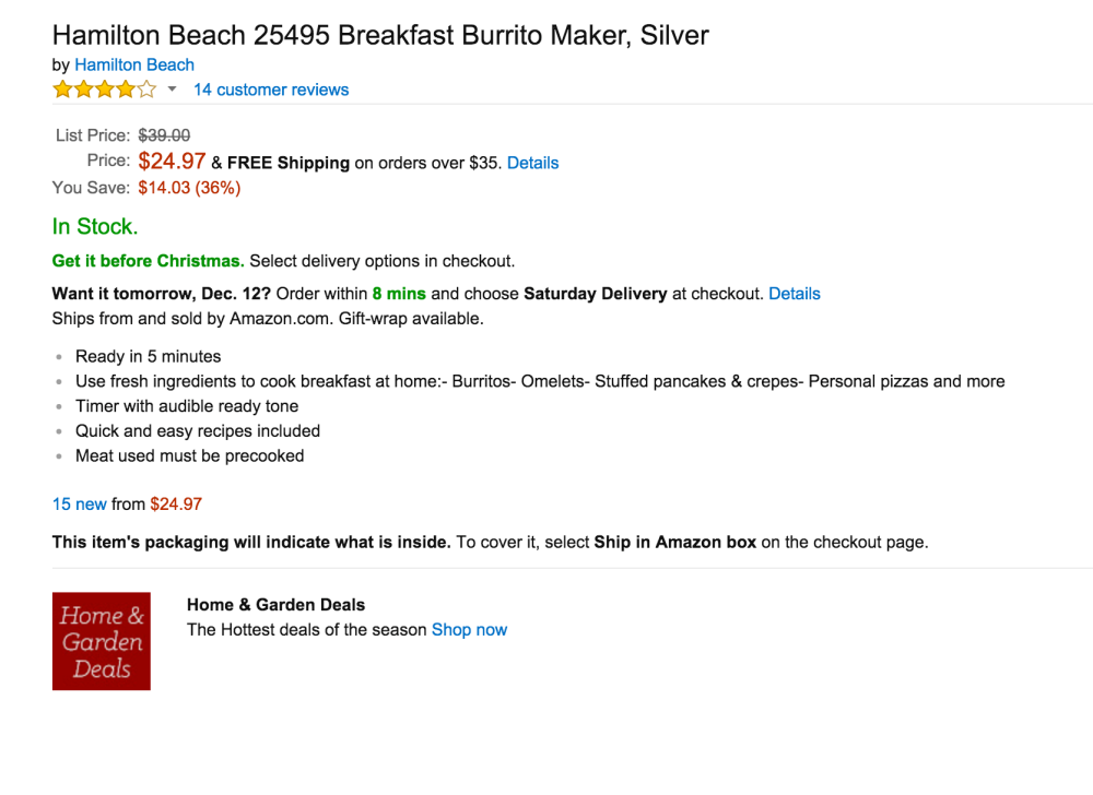 Hamilton Beach Breakfast Burrito Maker (25495)-sale-03