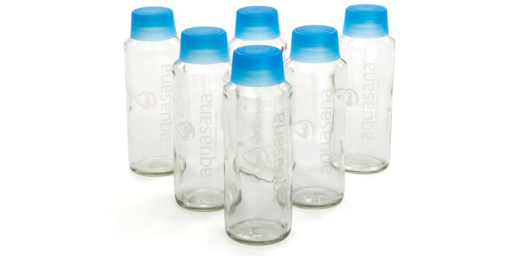 Aquasana AQ-6005 18-Ounce Glass Water Bottles