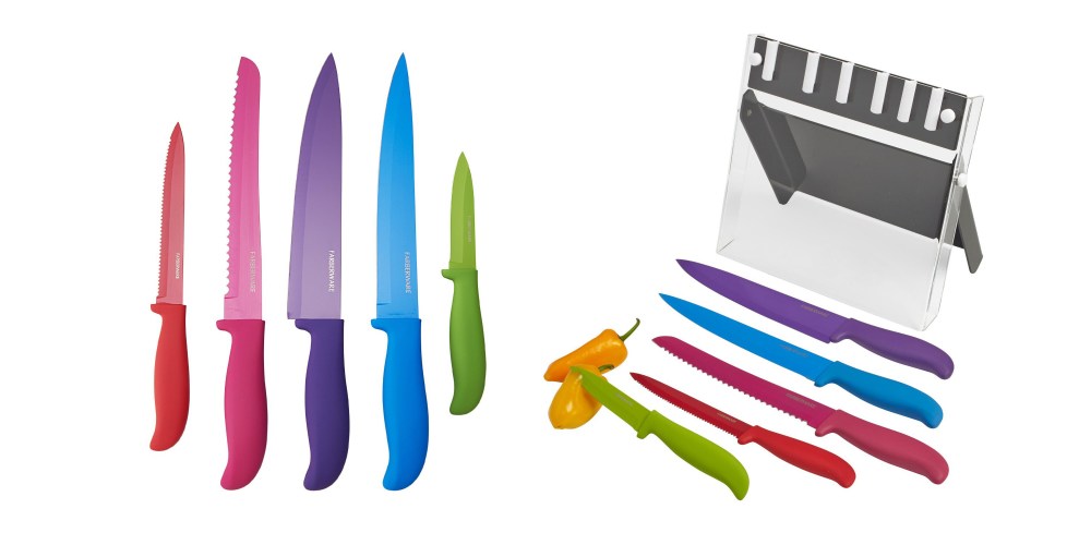Farberware 6pc Classic Color Series Non-Stick Resin Knife Set-3