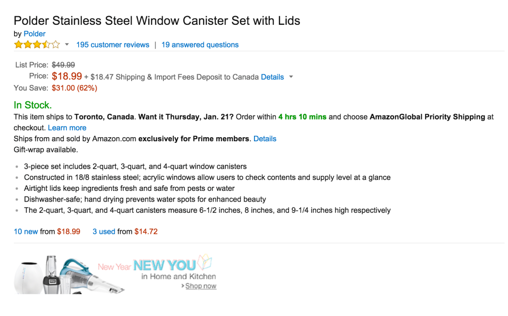 Polder Stainless Steel Window Canister Set with Lids-sale-02