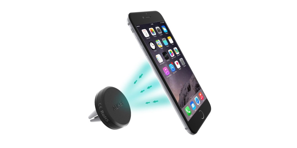 Aukey Reinforced Magnetic Cradle-less Car Air Vent Mount Smartphone Holder