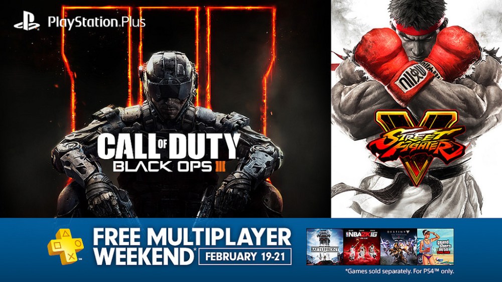 Free multiplayer weekend-PS4