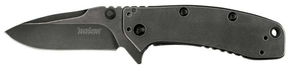 Kershaw Cryo II Folding Knife with Blackwash SpeedSafe (1556BW)