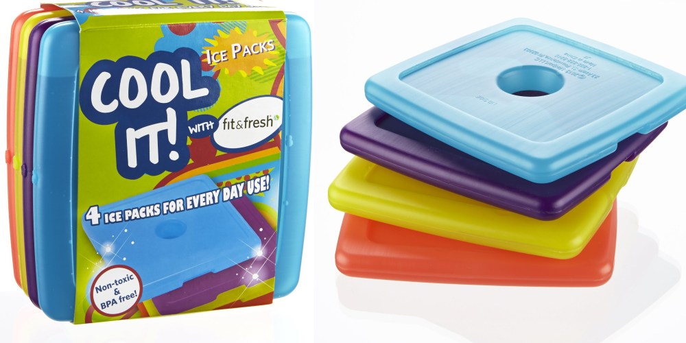 Fit & Fresh Cool Coolers Slim Lunch Ice Packs-1