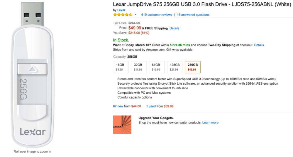 Lexar JumpDrive USB 3.0 Flash Drive