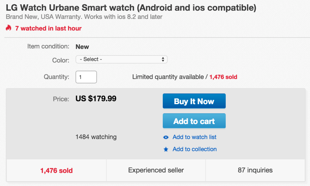 LG Watch Urbane Smart Watch-sale-02