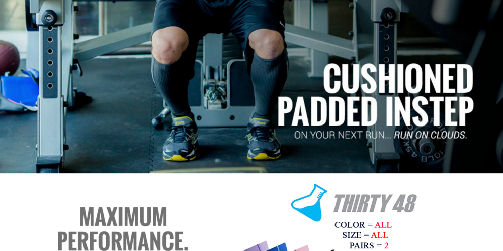 Thirty48 is offering 2 pairs of its Full Compression Socks
