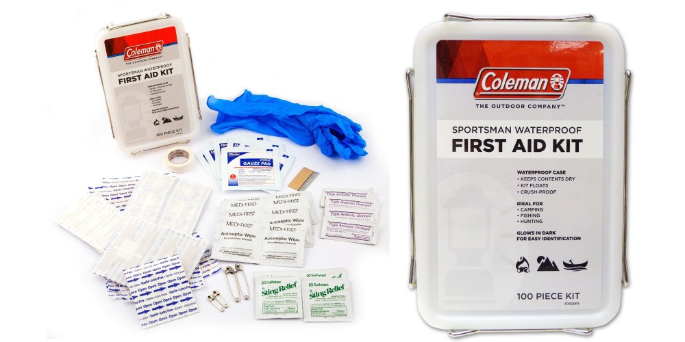 100-Piece Coleman Sportsman Waterproof First Aid Kit-3