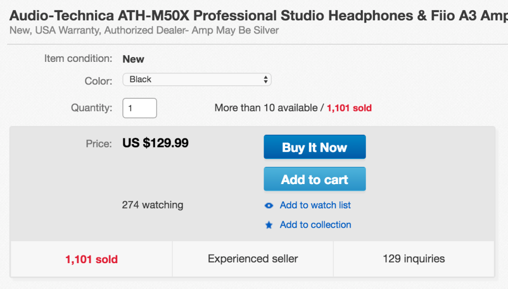 Audio-Technica ATH-M50x studio headphones and a Fiio A3 portable headphone amp-4