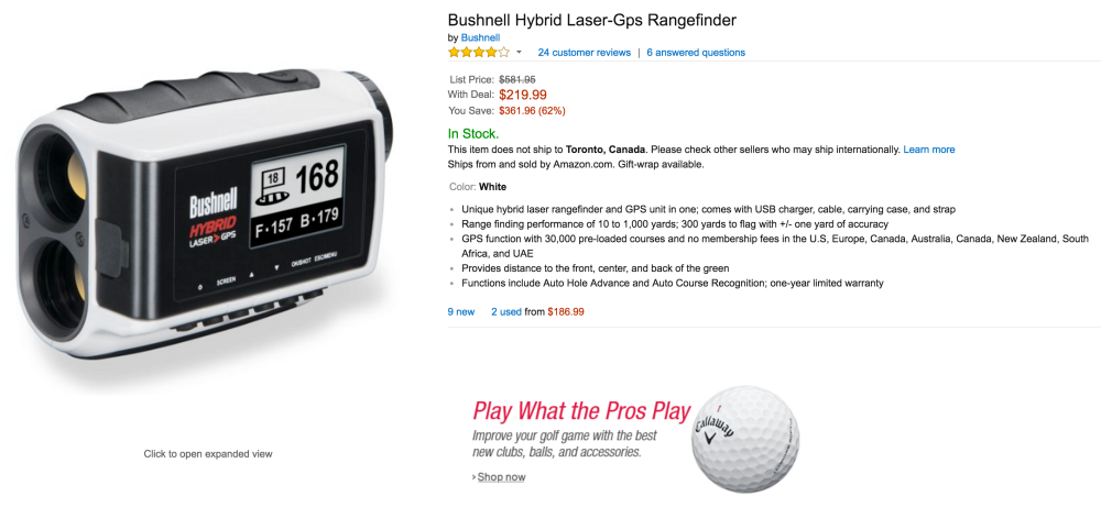 Bushnell Hybrid Laser-GPS Rangefinder-4