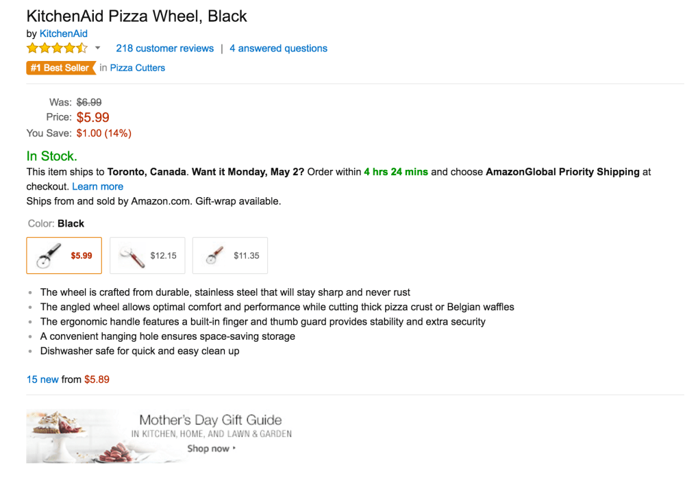 KitchenAid Pizza Wheel cutter-2