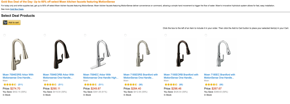 Moen kitchen faucets with MotionSense-sale-02