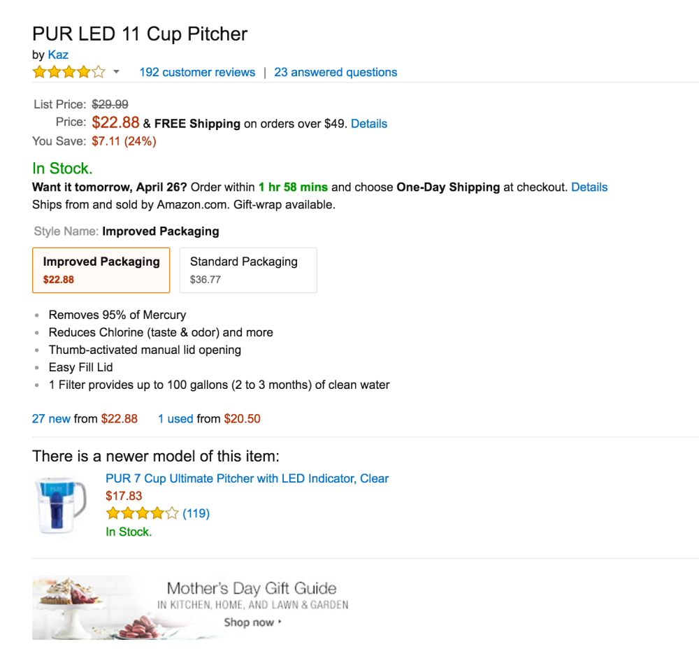 PUR 11 Cup Filtered Water Pitcher-sale-02