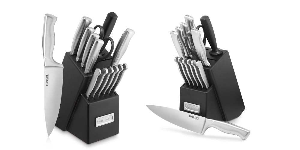 Cuisinart 15-Piece Stainless Steel Hollow Knife Block Set-3