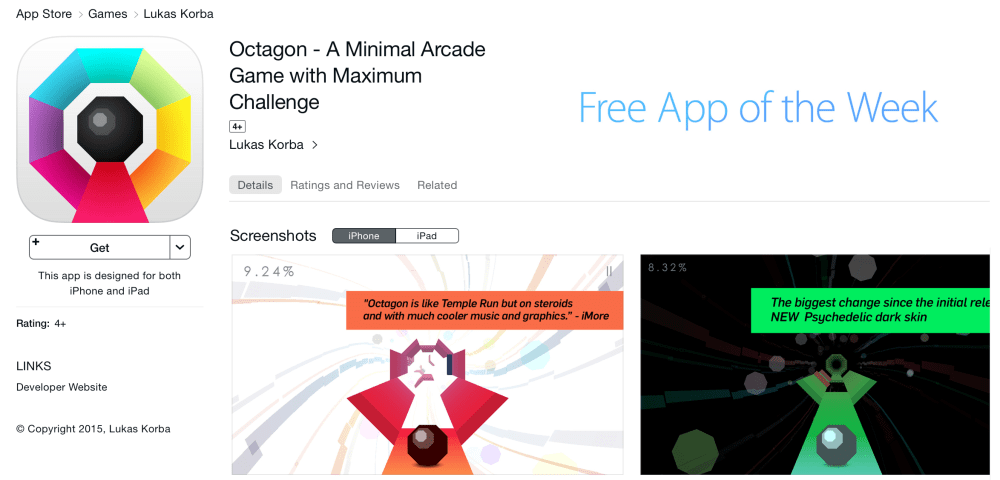 Octagon-Free App of the Week-sale-08
