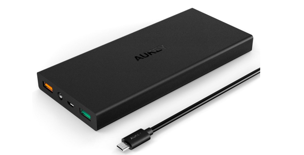 AUKEY 16000mAh Power Bank with Qualcomm Quick Charge 2.0