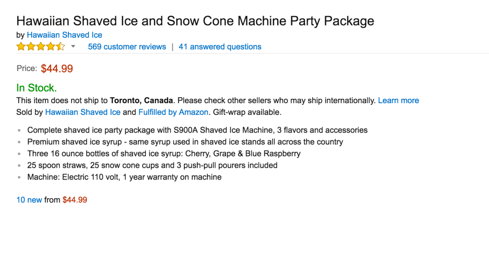 Hawaiian Shaved Ice and Snow Cone Machine-sale-03