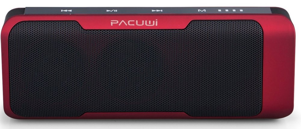 Pacuwi Portable Stereo Bluetooth Speaker with 4000mAh Power Bank