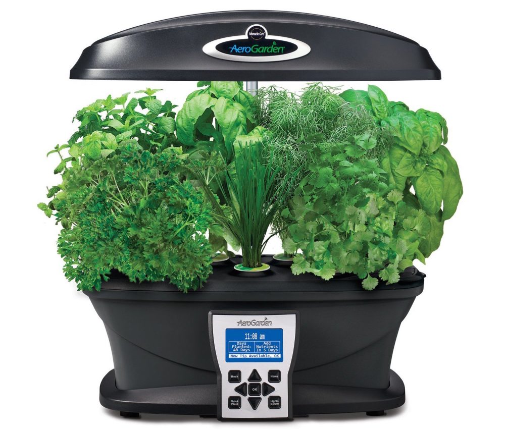Miracle-Gro AeroGarden Ultra Indoor Garden with a larger 7-Pod Gourmet Herb Seed Kit