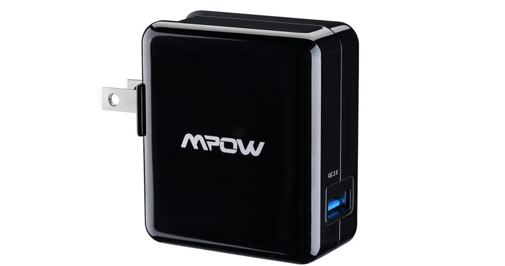 Mpow 18W USB AC Wall Charger with Qualcomm Certified Quick Charge 2.0 XSmart Technology